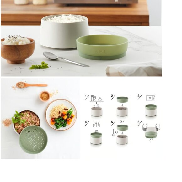 Lekue Microwave Rice and Cereal Cooker - Picture 2 of 5